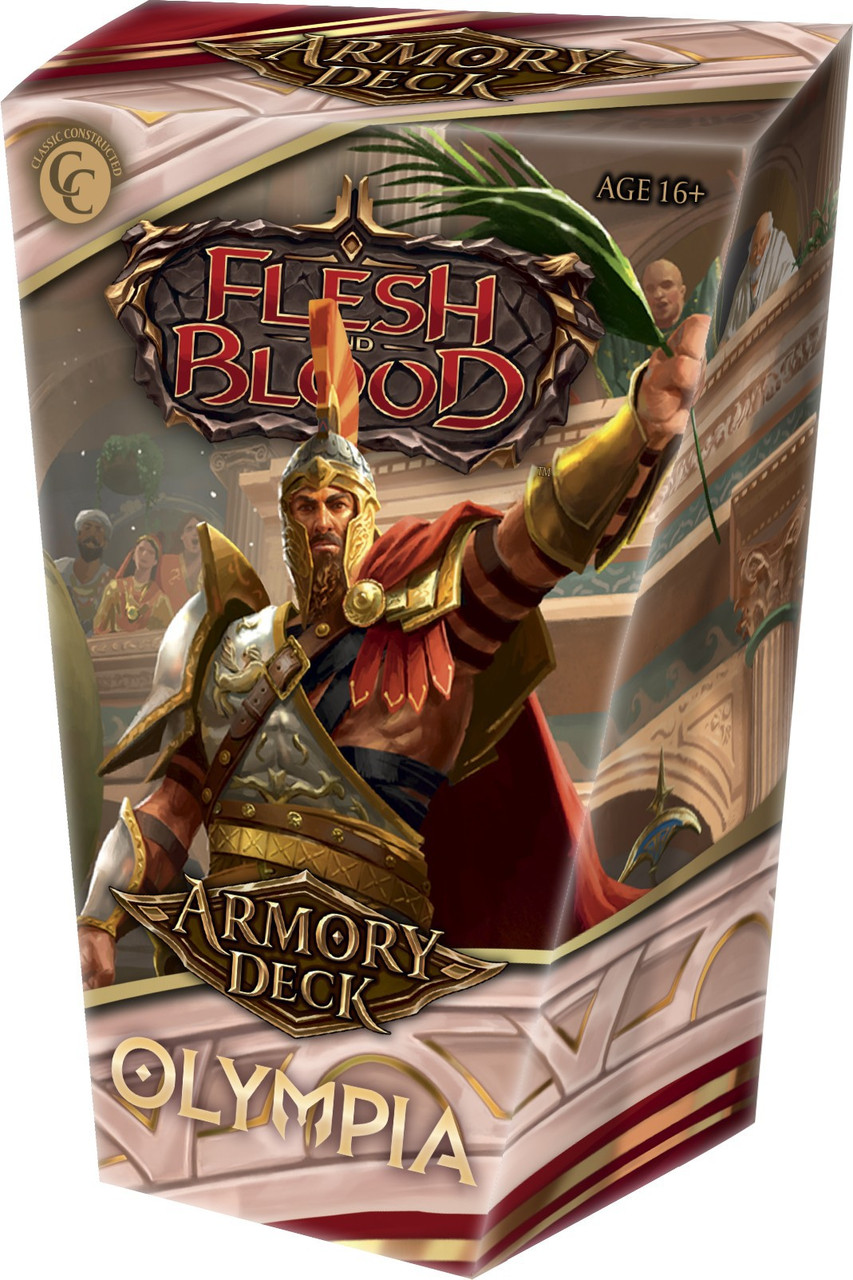 Flesh and Blood Trading Card Game Olympia Armory Deck 60 Cards