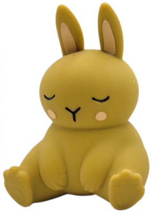 Marshmallow Bunny BROWN 3-Inch Squeeze Toy、ToyWiz、kayou