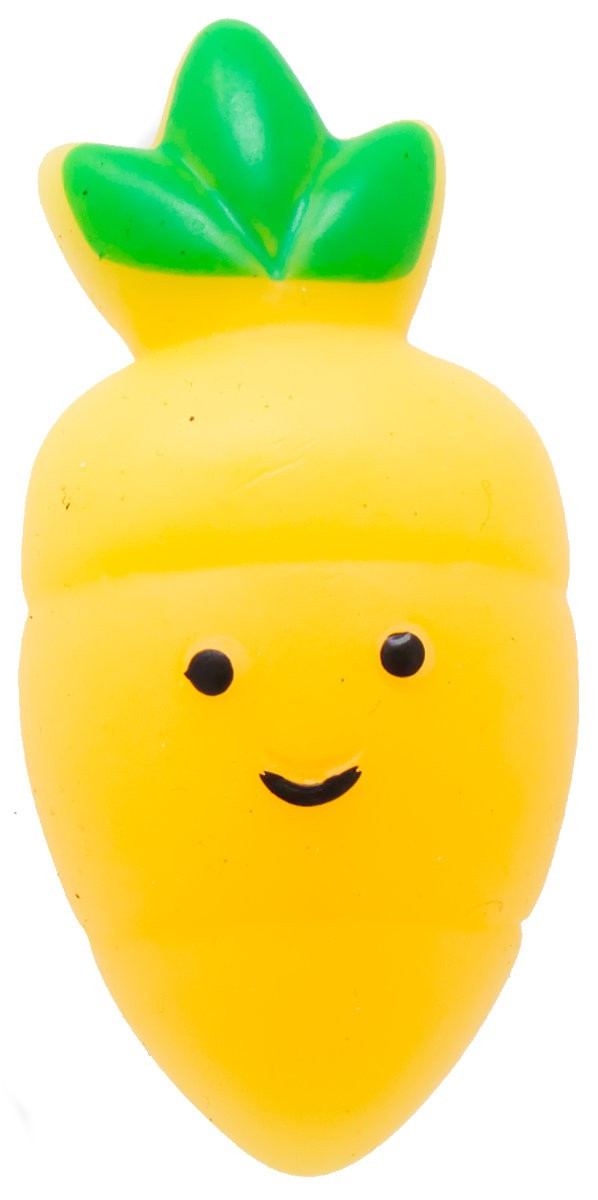Scrunchems Squishy Buddies Vegtastic Carrot 2-Inch Sensory Stress Toy、ToyWiz、kayou
