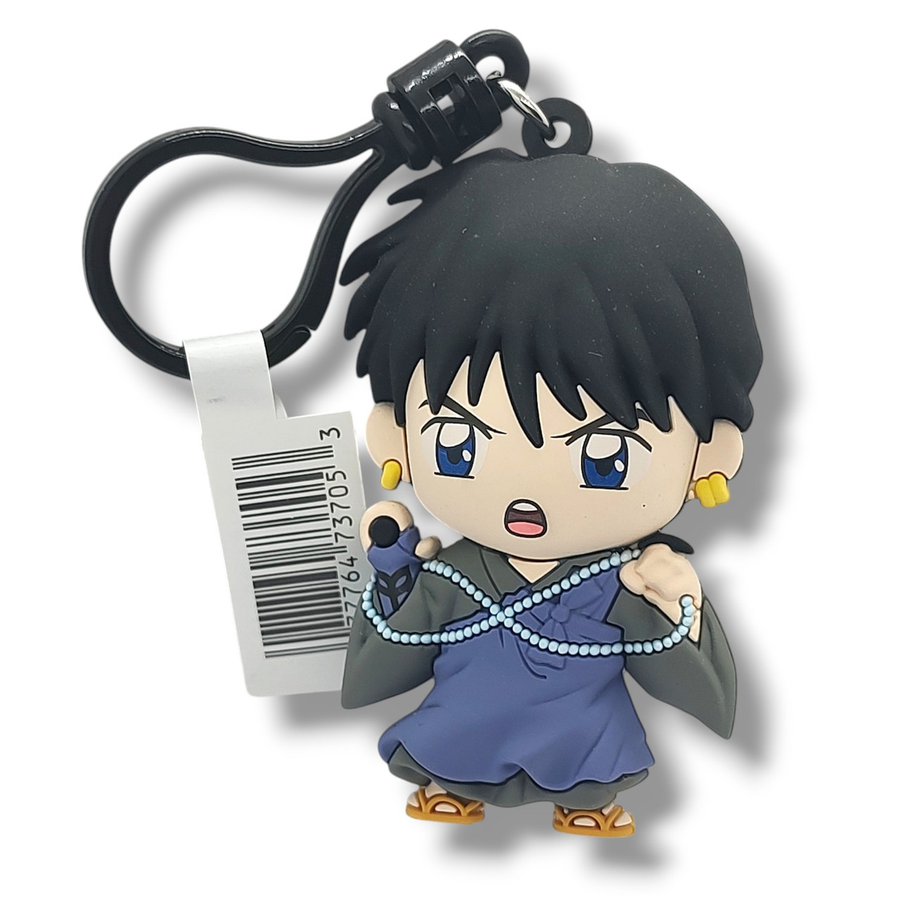 InuYasha Figural Bag Clip Series 2 Miroku 2.5 Mini Figure Prayer