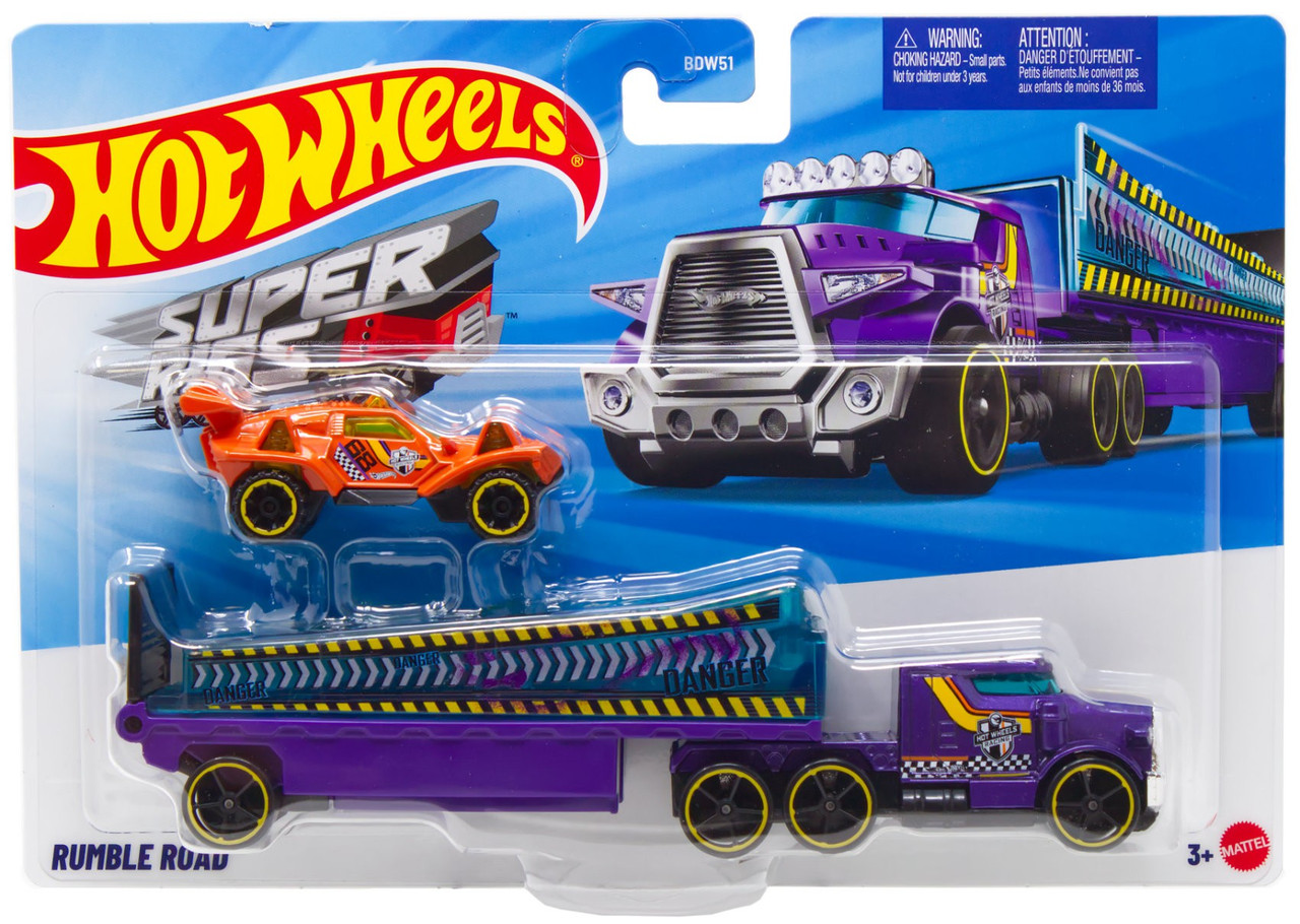 Hot Wheels Super Rigs Rumble Road Diecast Car 2026、ToyWiz、kayou