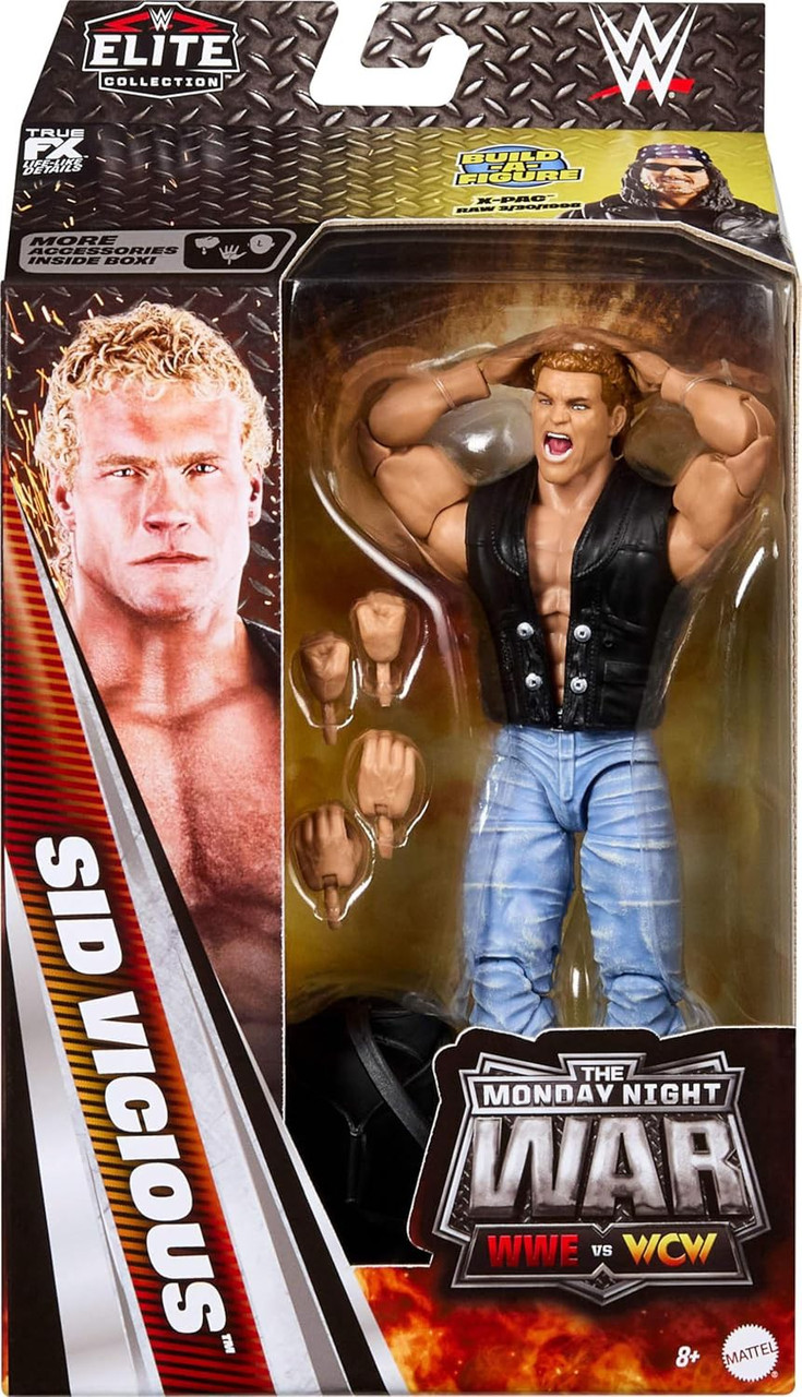 WWE Wrestling Elite Collection Monday Night War Sid Vicious 6