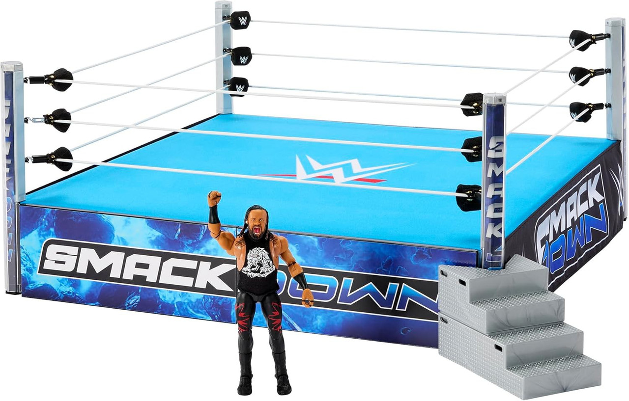 WWE Wrestling Ultimate Edition Smackdown Real Scale Ring with Jacob Fatu、ToyWiz、kayou