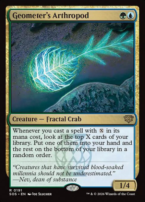MtG Secrets of Strixhaven Rare Geometer's Arthropod #191、ToyWiz、kayou