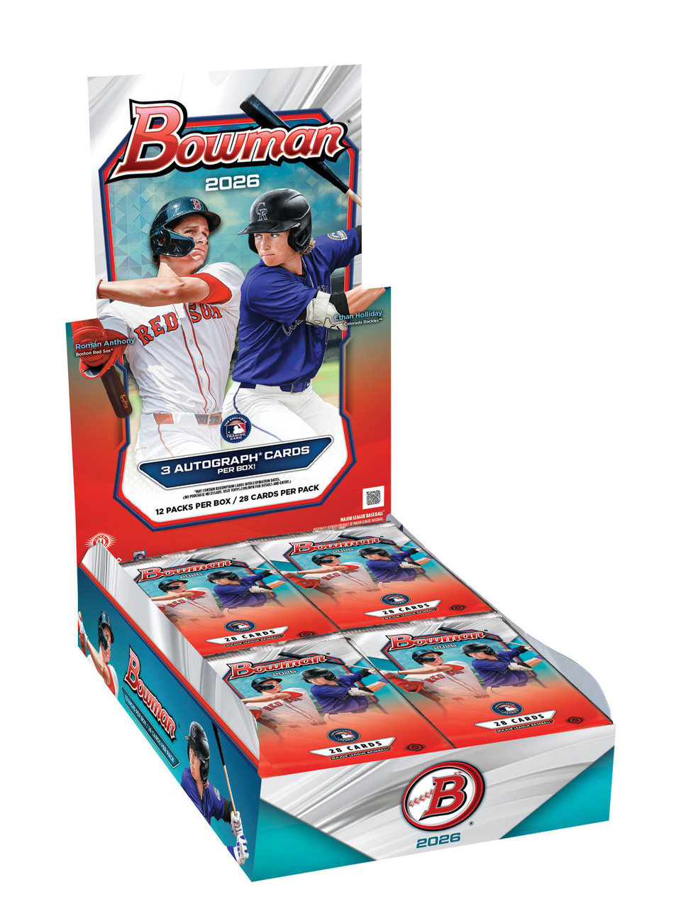 MLB Topps 2026 Bowman Baseball Trading Card JUMBO Box 12 Packs、ToyWiz、kayou