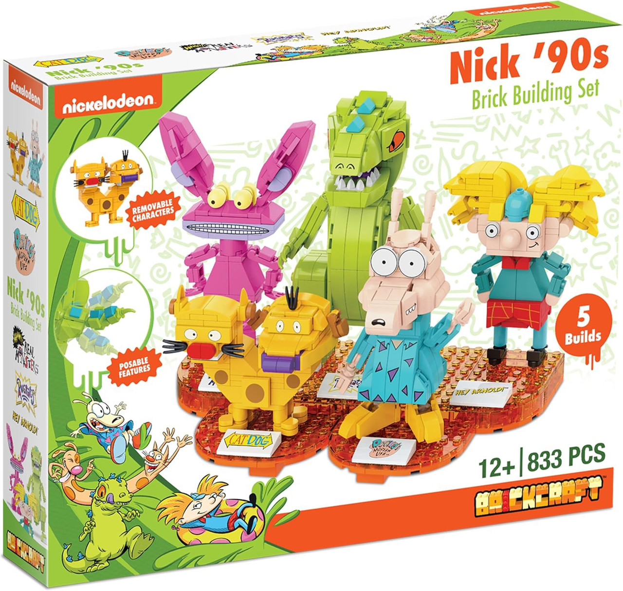 Nickelodeon Nick '90s Brick Building Set、ToyWiz、kayou