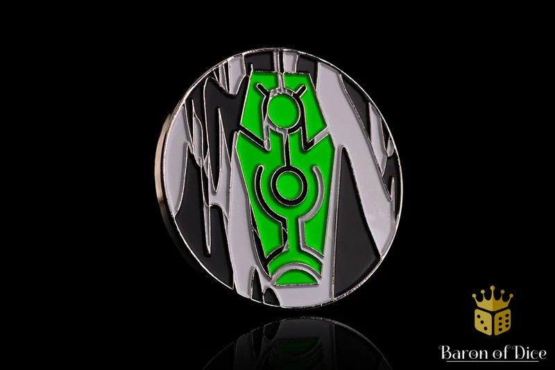 Baron Of Dice Objective Marker - Green Coffin 40mm、ToyWiz、kayou