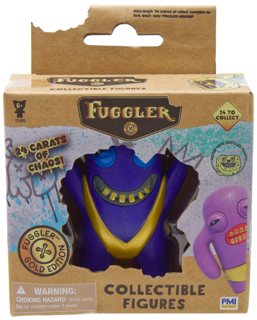 Fuggler Gold Edition Shameless Goof 2.5 Mini Figure PMI - ToyWiz