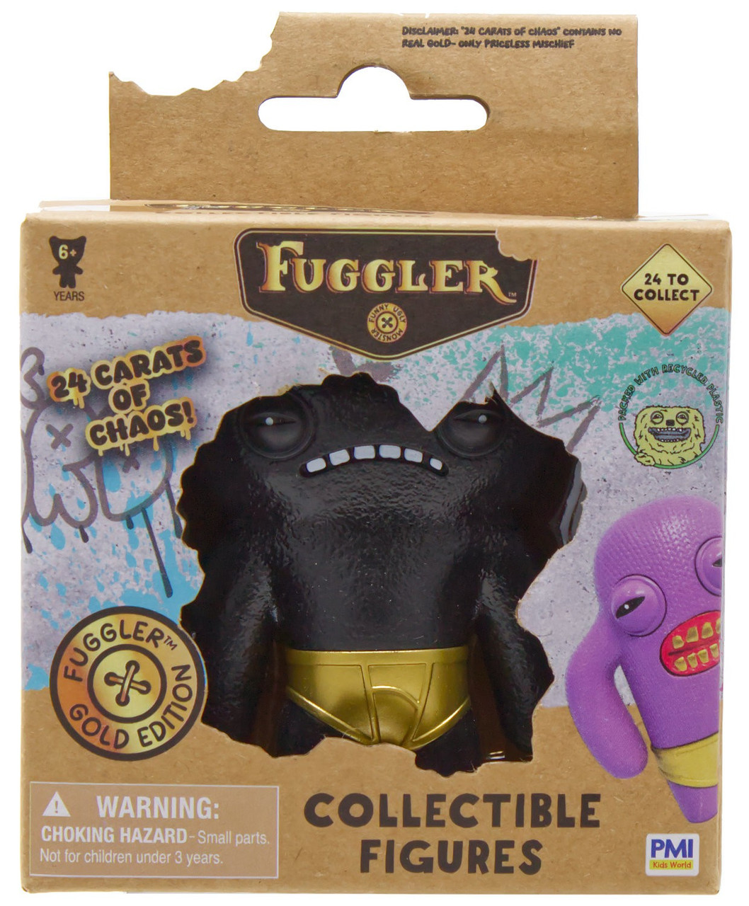 Fuggler Gold Edition Wide Eyed Weirdo 2.5 Mini Figure PMI - ToyWiz