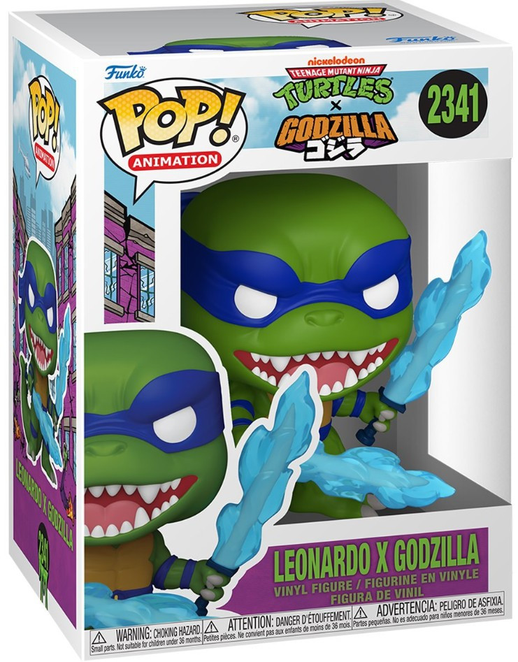 Funko Teenage Mutant Ninja Turtles x Godzilla POP Animation