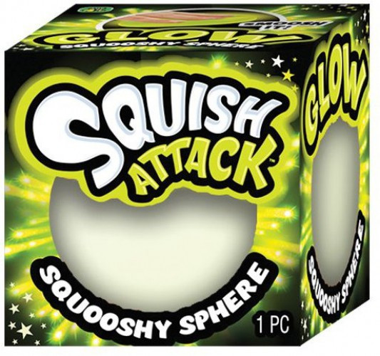 Squish Attack Glow-in-the-Dark Squooshy Sphere Squishy Toy、ToyWiz、kayou