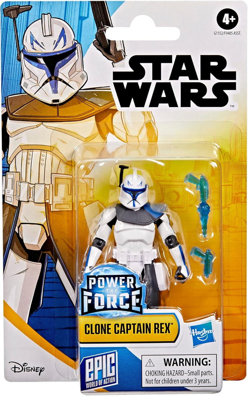 Star Wars Epic World of Action Power the Force Clone Captain Rex