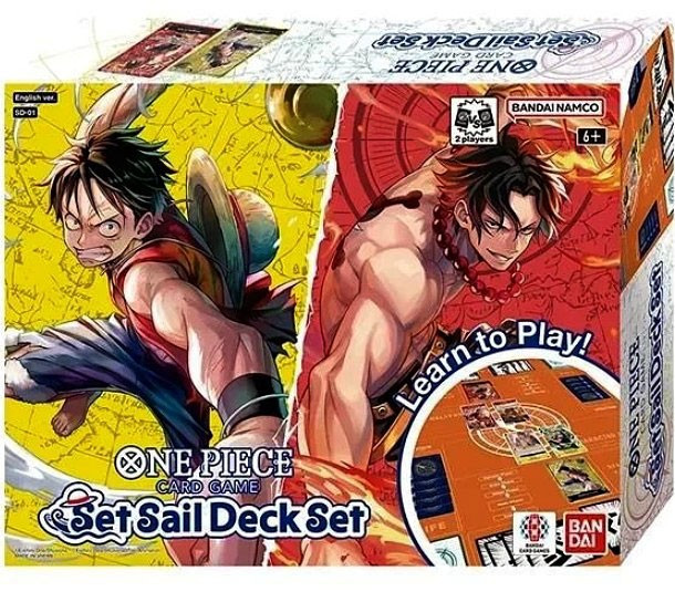 One Piece Trading Card Game Set Sail Deck Set SD01 2x 51-Card