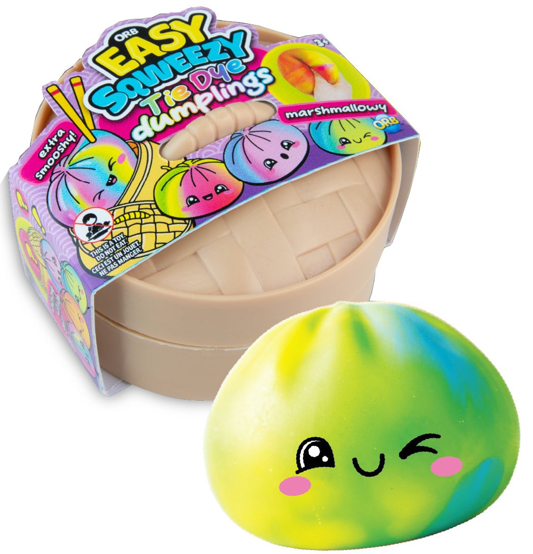 Easy Sqweezy Tie Dye Dumplings Squeeze Toy Mystery Pack 1 RANDOM