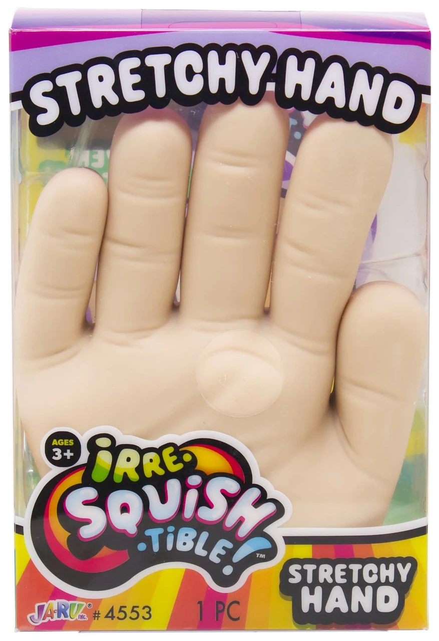 Irre-Squish-Tible! Stretchy Hand 5-Inch Squishy Toy、ToyWiz、kayou