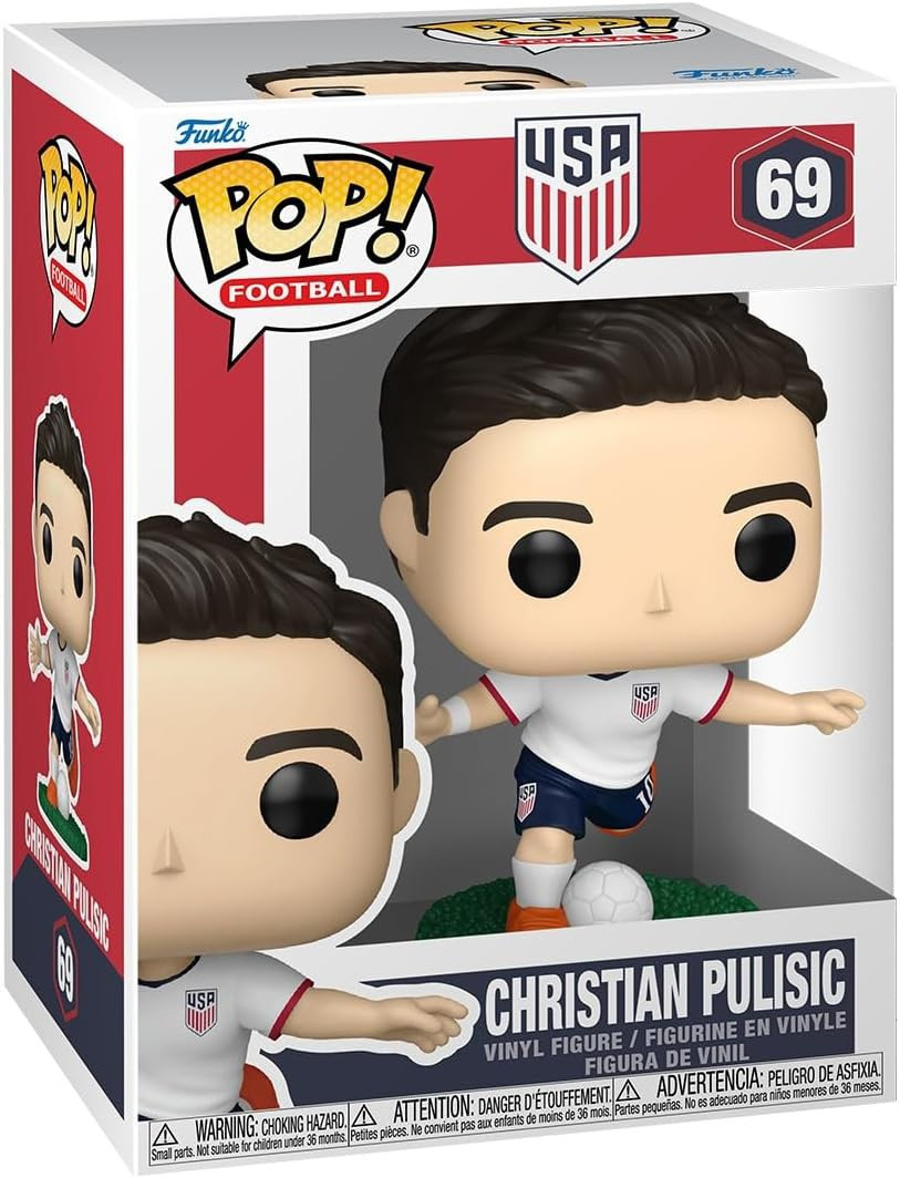Funko FIFA World Cup 2026 USA POP Football Christian Pulisic Vinyl