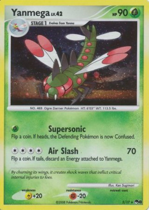 Pokemon Organized Play Series 8 Holo Rare Yanmega #5 Damaged、ToyWiz、kayou
