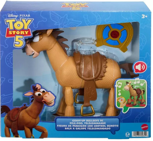 Disney Pixar Toy Story 5 Giddy-Up Bullseye 12 RC Figure Mattel