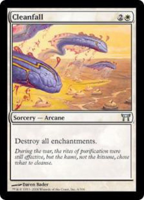 MtG Champions of Kamigawa Uncommon Cleanfall #6 Moderately Played、ToyWiz、kayou