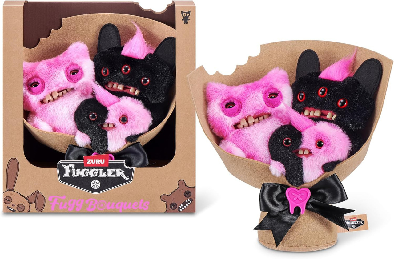 Fuggler Fugg Bouquets Munch Munch, Reek-o Munch-o Plush 3-Pack