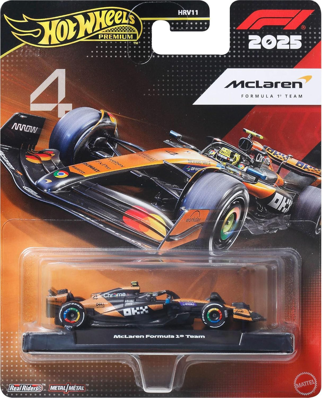 Hot Wheels Premium F1 Mclaren Formula 1 Team Die Cast Car #4 4、ToyWiz、kayou