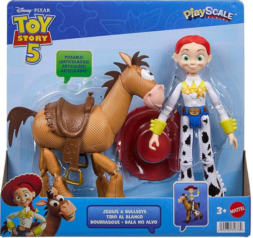 Disney Pixar Toy Story 5 Playscale Jessie Bullseye 8.8 Posable