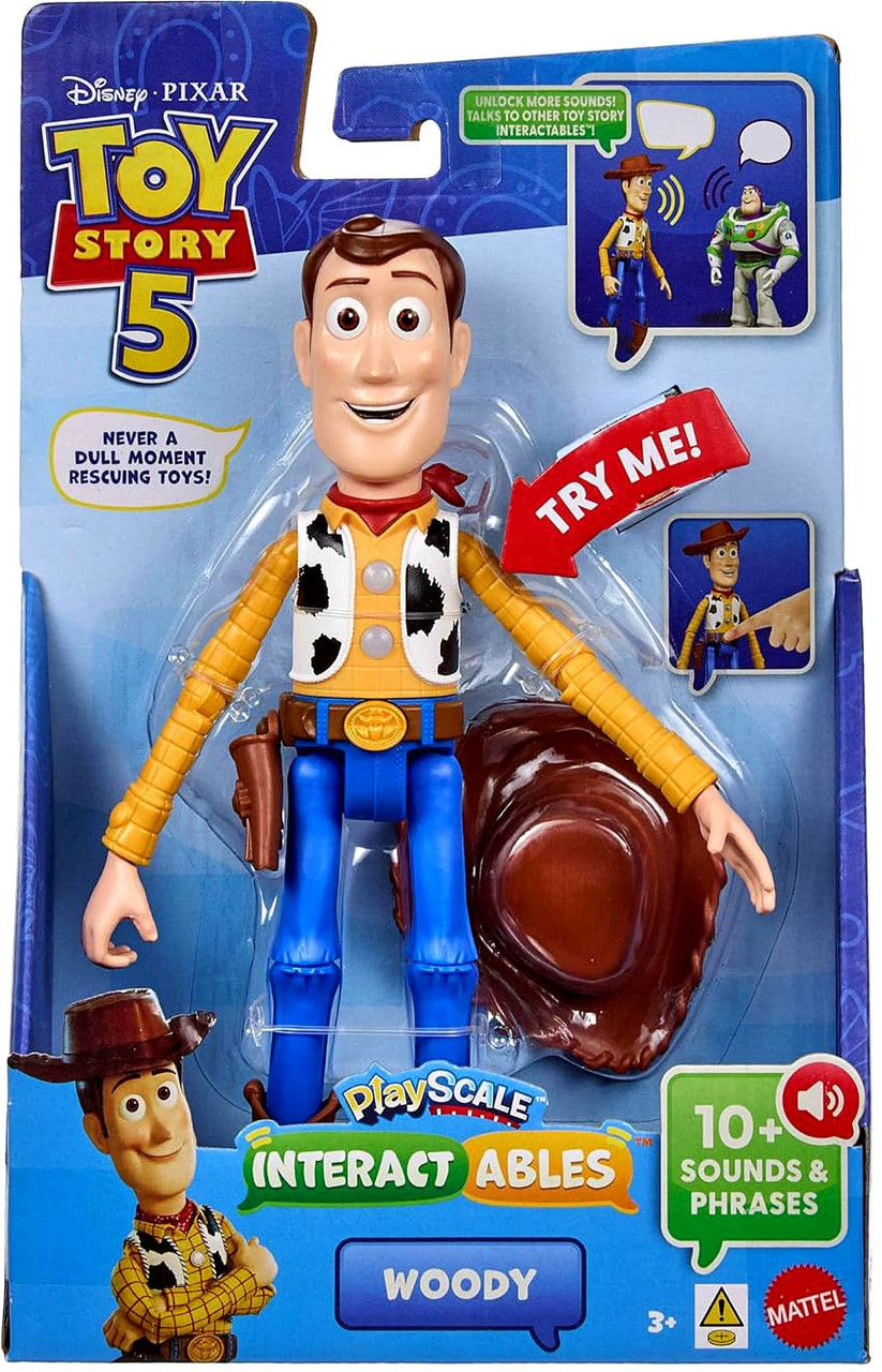 Disney Pixar Toy Story 5 Playscale Interactables Woody 9.2 Talking