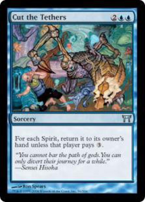 MtG Champions of Kamigawa Uncommon Cut the Tethers #56 Moderately Played、ToyWiz、kayou