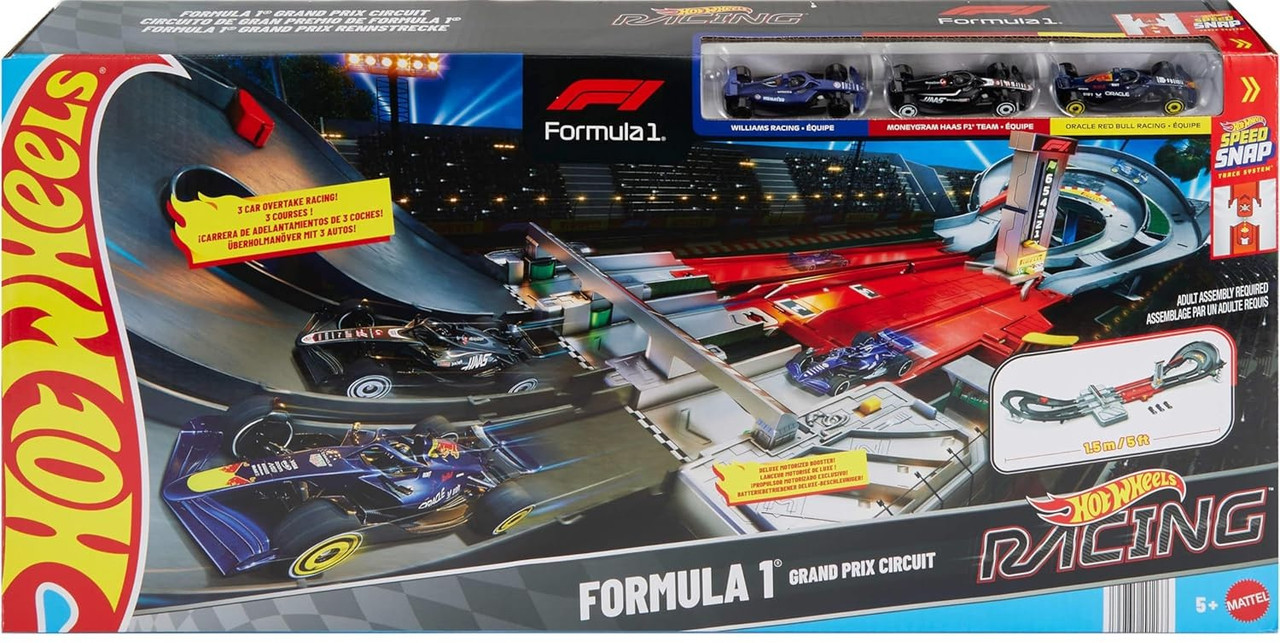 Hot Wheels Speed Snap Racing Formula 1 Grand Prix Circuit 164