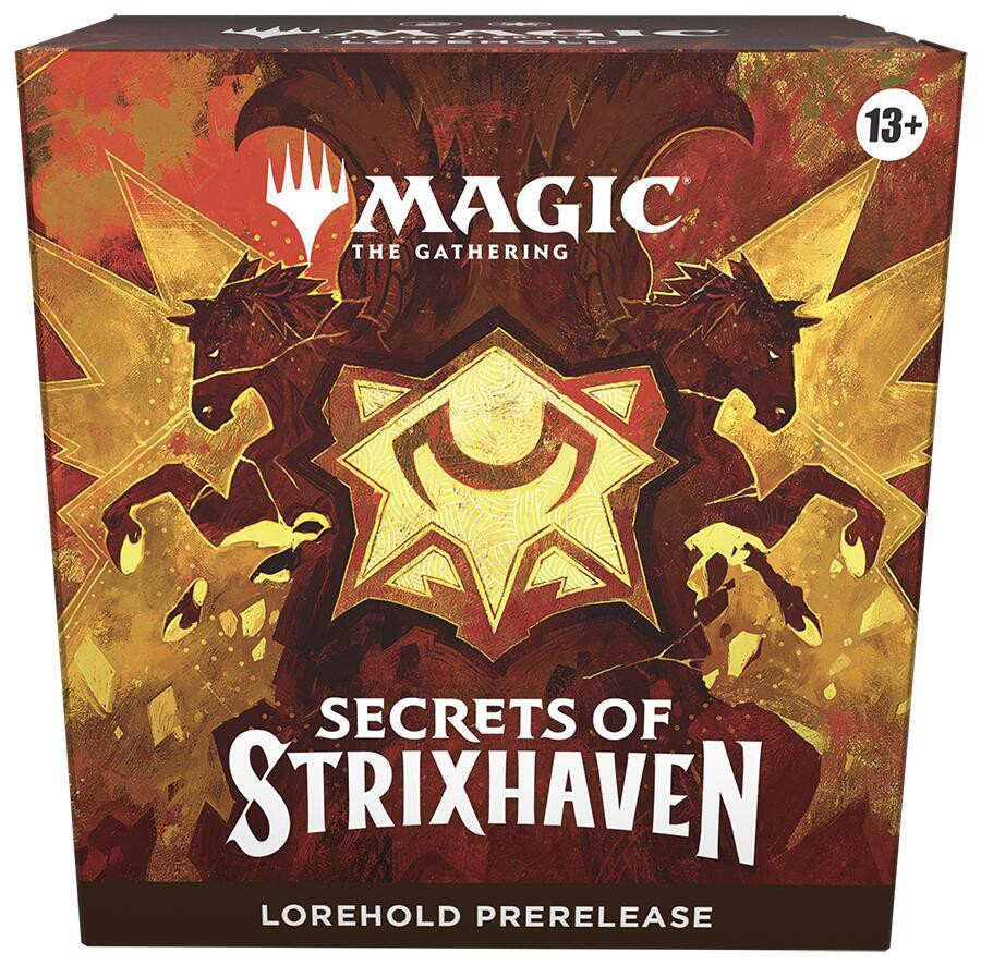MtG Secrets of Strixhaven Prerelease Kit LOREHOLD - 6 PLAY Booster Packs、ToyWiz、kayou