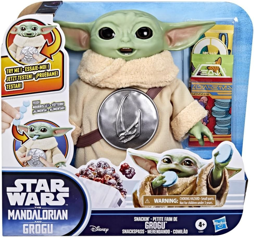 新品　くじ　Star Wars Mandalorian and Grogu Star Wars The Mandalorian Grogu Snackin Grogu 6.5 Figure Mattel