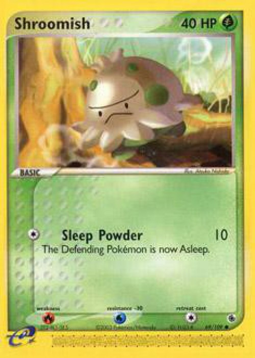 Pokemon EX Ruby & Sapphire Common Shroomish #69 Heavily Played、ToyWiz、kayou