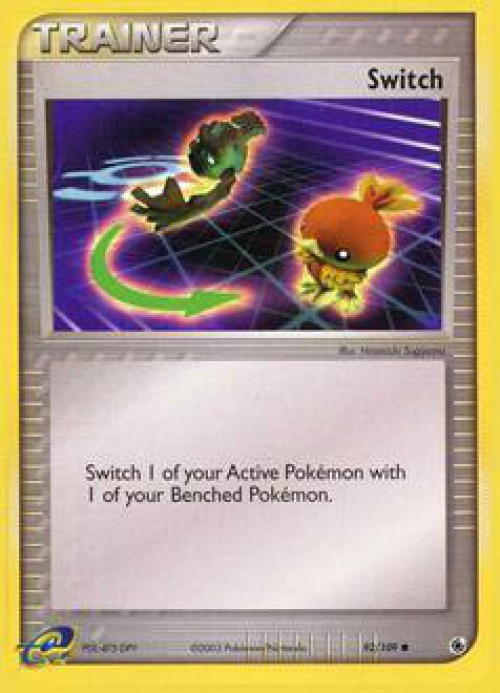 Pokemon EX Ruby & Sapphire Common Switch #92 Moderately Played、ToyWiz、kayou