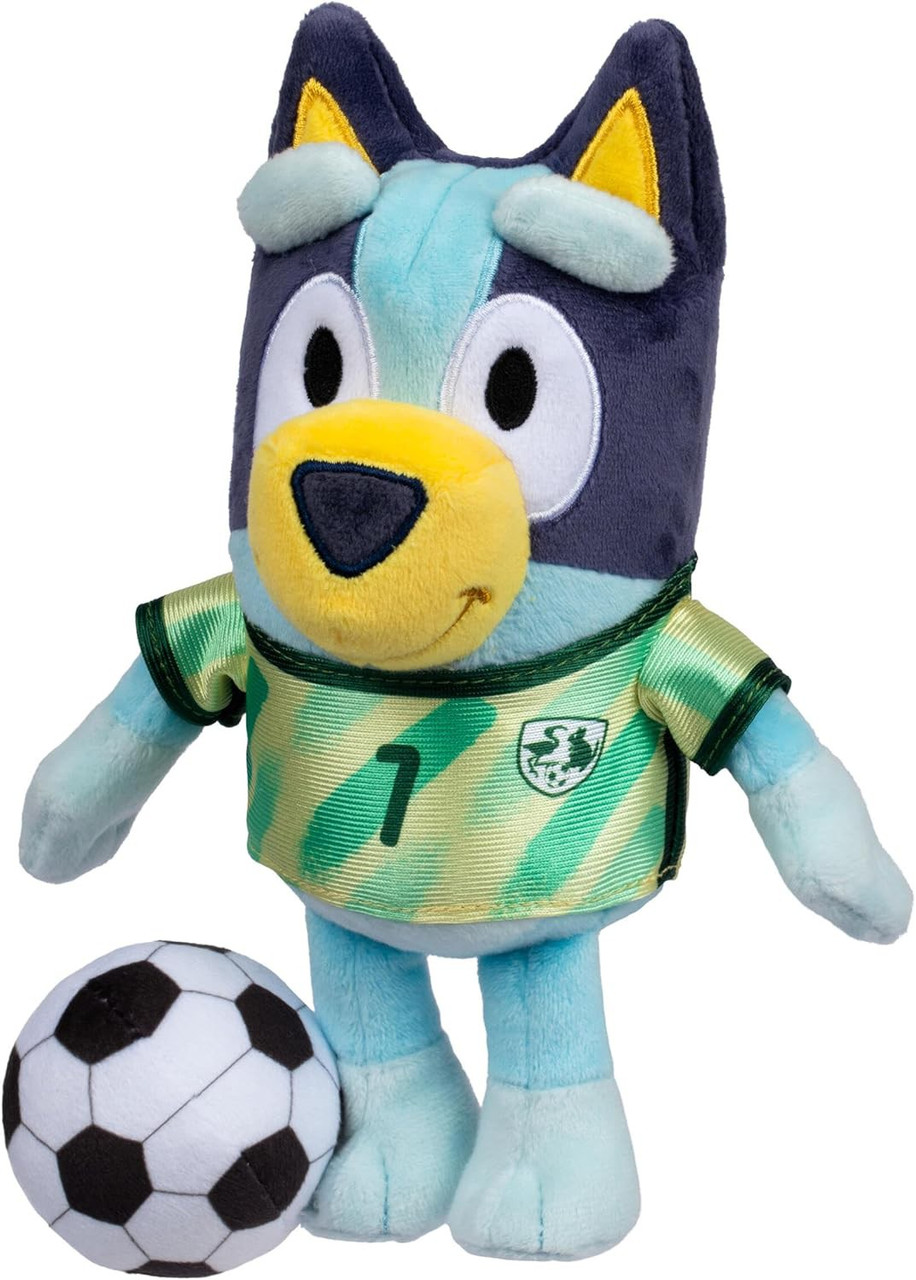 Bluey & Friends Soccer Bluey 8-Inch Plush、ToyWiz、kayou