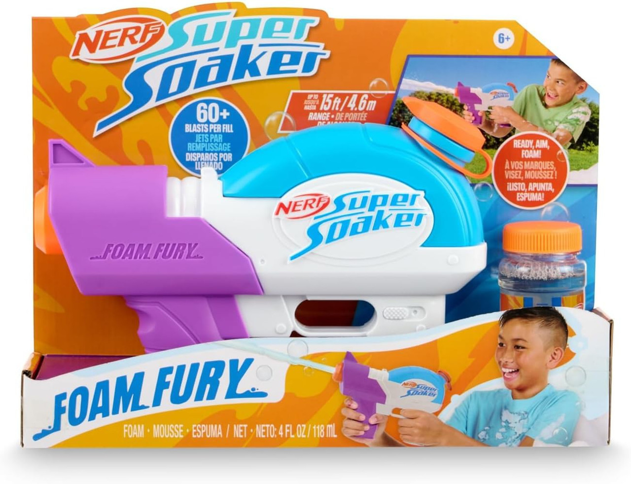 NERF Super Soaker Foam Fury Blaster、ToyWiz、kayou