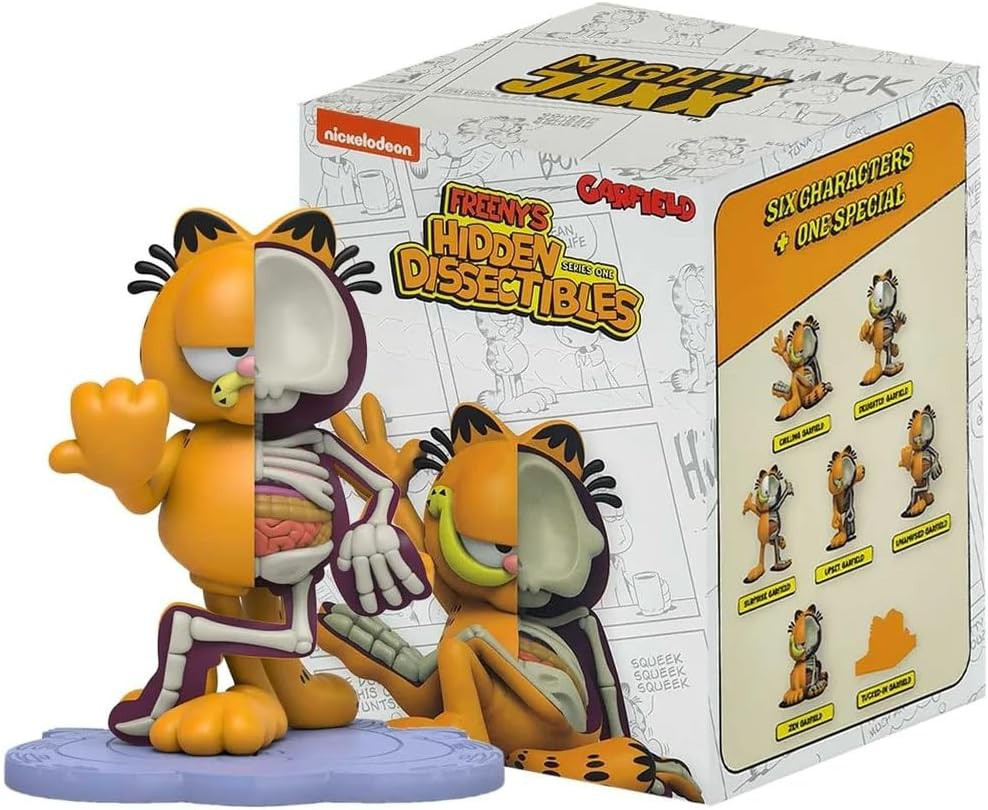 Freeny's Hidden Dissectibles Garfield Series 1 Mystery Pack 1 RANDOM Figure、ToyWiz、kayou