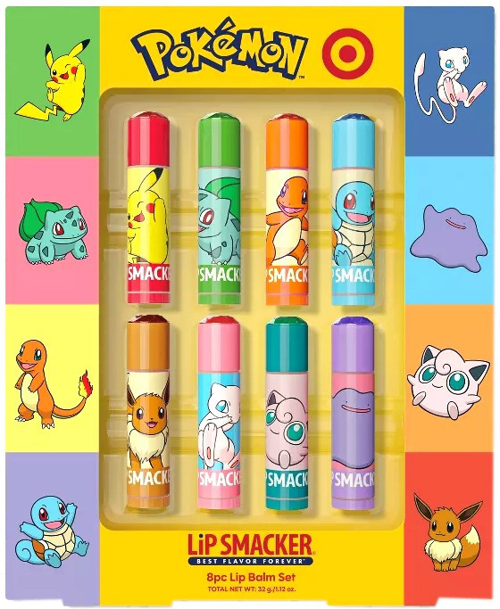 Target ターゲット限定　ポケモン lip smacker リップバーム Pokemon Lip Smacker Lip Smacker .2 OZ Lip Balm 8-Pack Markwins