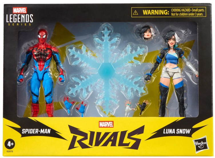 Marvel Legends Rivals Spider-Man and Luna Snow Action Figure 2-Pack (Pre-Order ships September)、ToyWiz、kayou