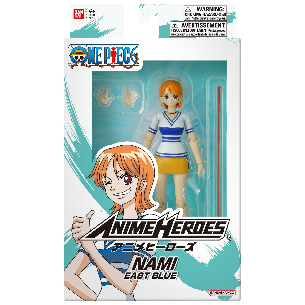 One Piece Anime Heroes Nami 6.5 Action Figure East Blue Bandai