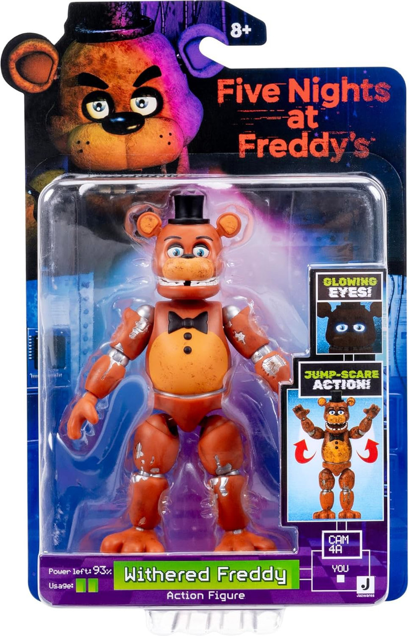 Five Nights at Freddys Withered Freddy Action Figure Jazwares - ToyWiz