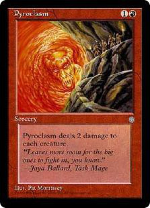 MtG Ice Age Uncommon Pyroclasm #214 Heavily Played、ToyWiz、kayou