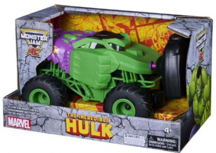 Monster Jam Marvel The Hulk 124 RC Truck Spin Master Toys - ToyWiz