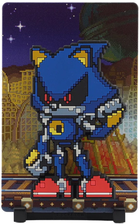 FiGGYZ Sonic the Hedgehog Metal Sonic 4.5-Inch Pop Magnet Collectible Figure #121 Modern、ToyWiz、kayou