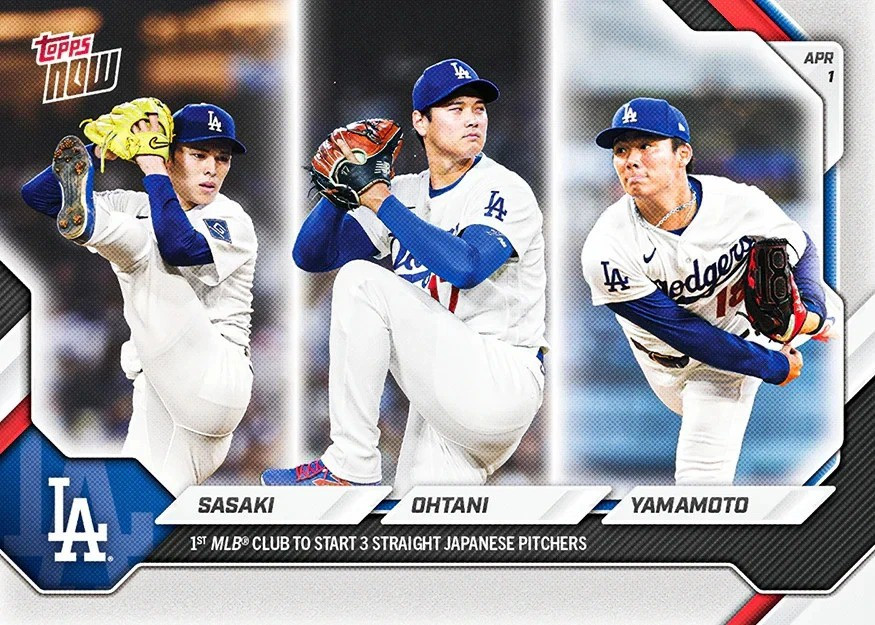 MLB Los Angeles Dodgers 2026 NOW Baseball Shohei Ohtani / Yoshinobu Yamamoto / Roki Sasaki #42、ToyWiz、kayou