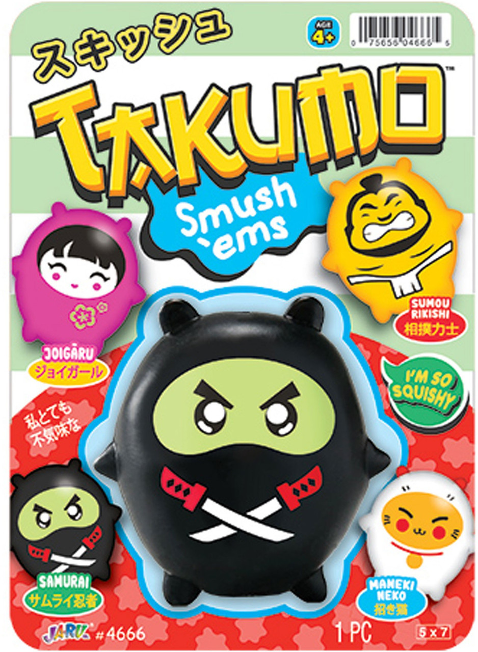 Takumo Smush 'Ems Samurai Squeeze Toy、ToyWiz、kayou