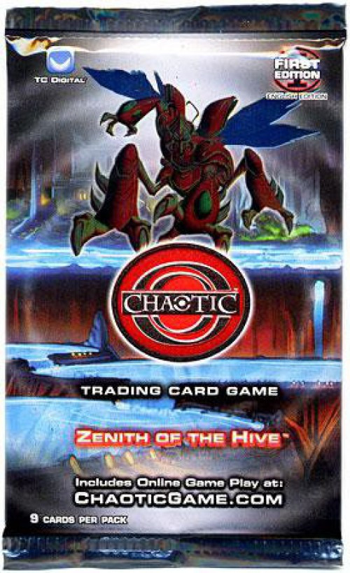 Chaotic Trading Card Game Zenith of the Hive Booster Pack 9 Cards
