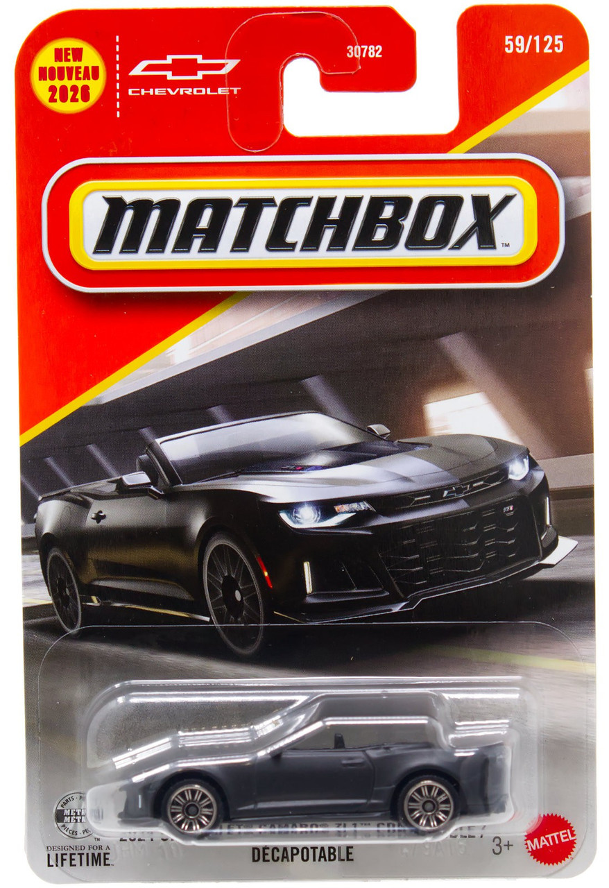 Matchbox 2024 Chevrolet Camaro ZL1 Convertible Diecast Car Mattel