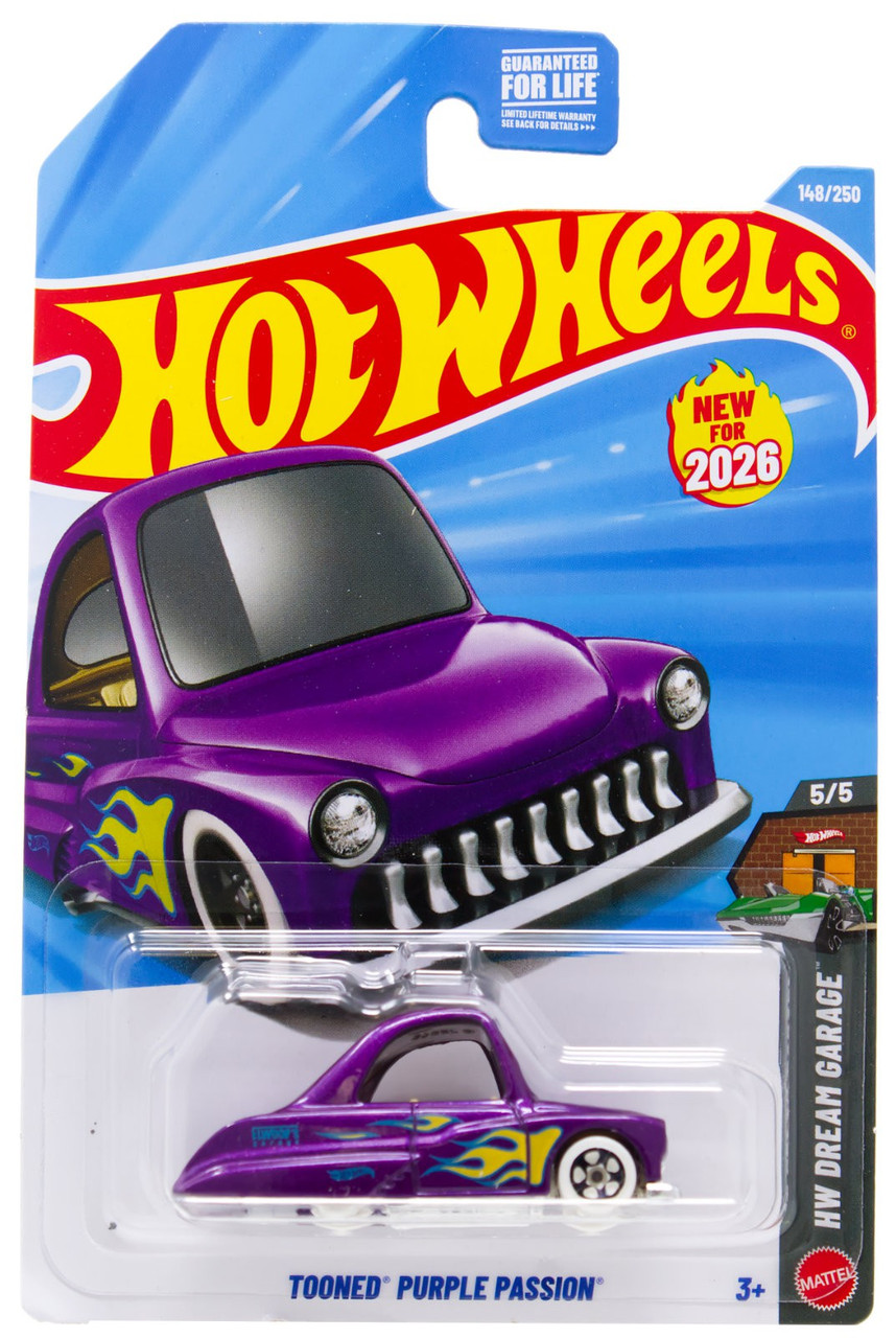 Hot Wheels HW Dream Garage Tooned Purple Passion 164 Diecast Car
