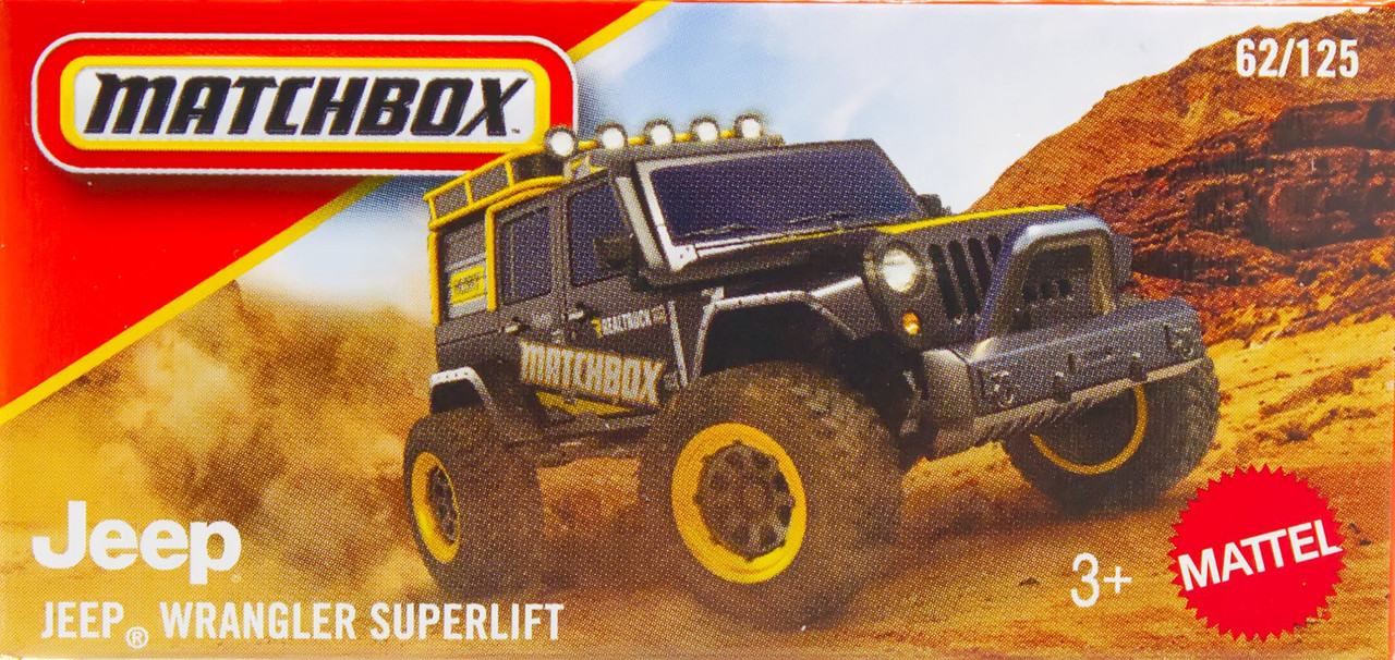 Matchbox Jeep Wrangler Superlift Diecast Car Boxed、ToyWiz、kayou
