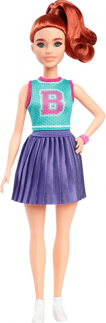 Fashionistas Barbie 13.25-Inch Doll #232 Red Hair, Wearing Sporty 